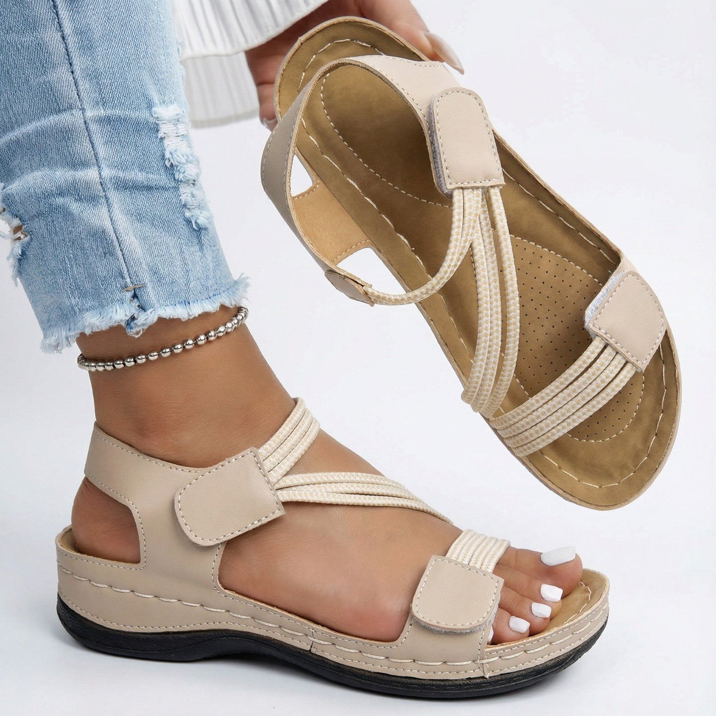 Comfortable Orthopedic Sandals for Women with Cushioned Breathable Style