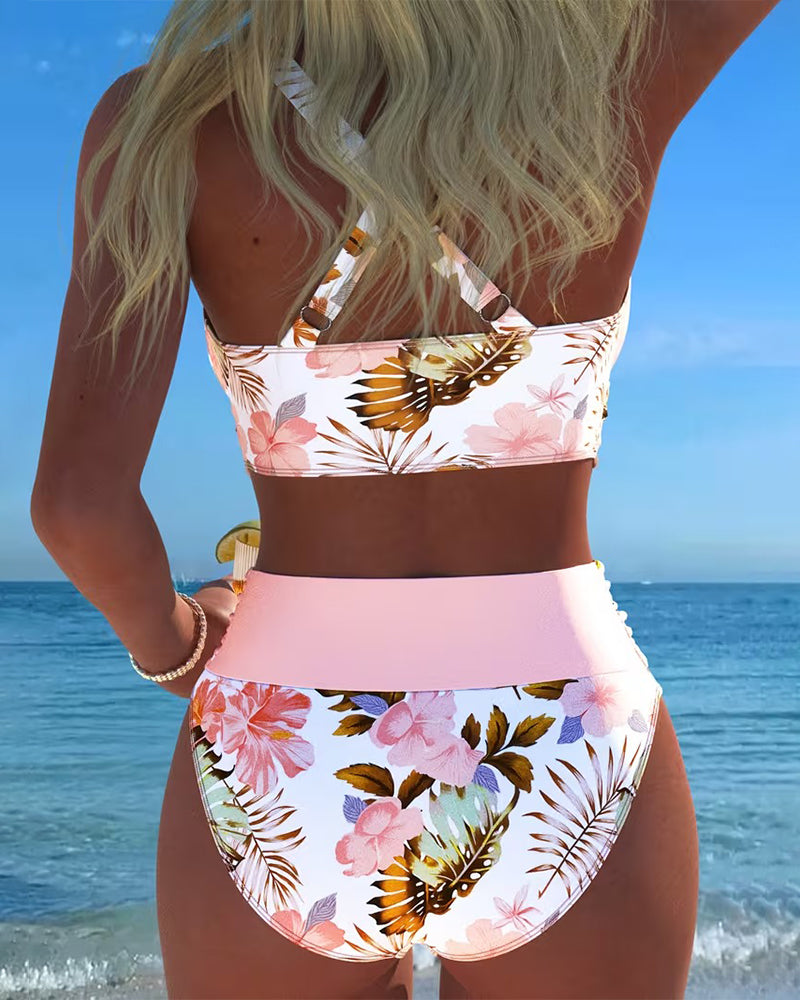 Effortless Floral Bikini Set for Women