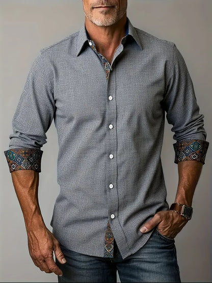 Comfortable Flowy Button Down Shirt for Men