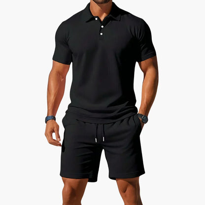 Classic Polo and Shorts Set for Men