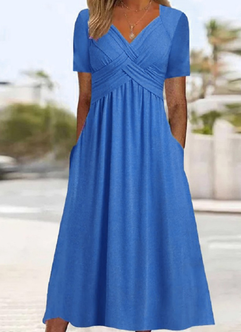 Effortless Airy Midi Dress for Women
