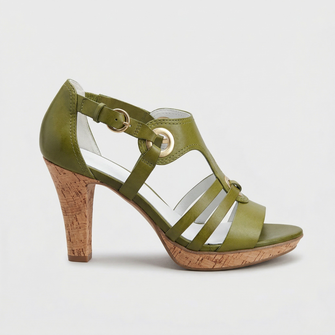 Comfortable Heels for Women with Open Toe Orthopedic Cushioned Style