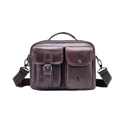 Classic Crossbody Bag for Men with Two Pocket Design