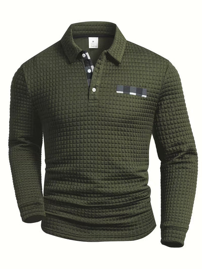 Stylish Plaid Button Down Shirt for Men