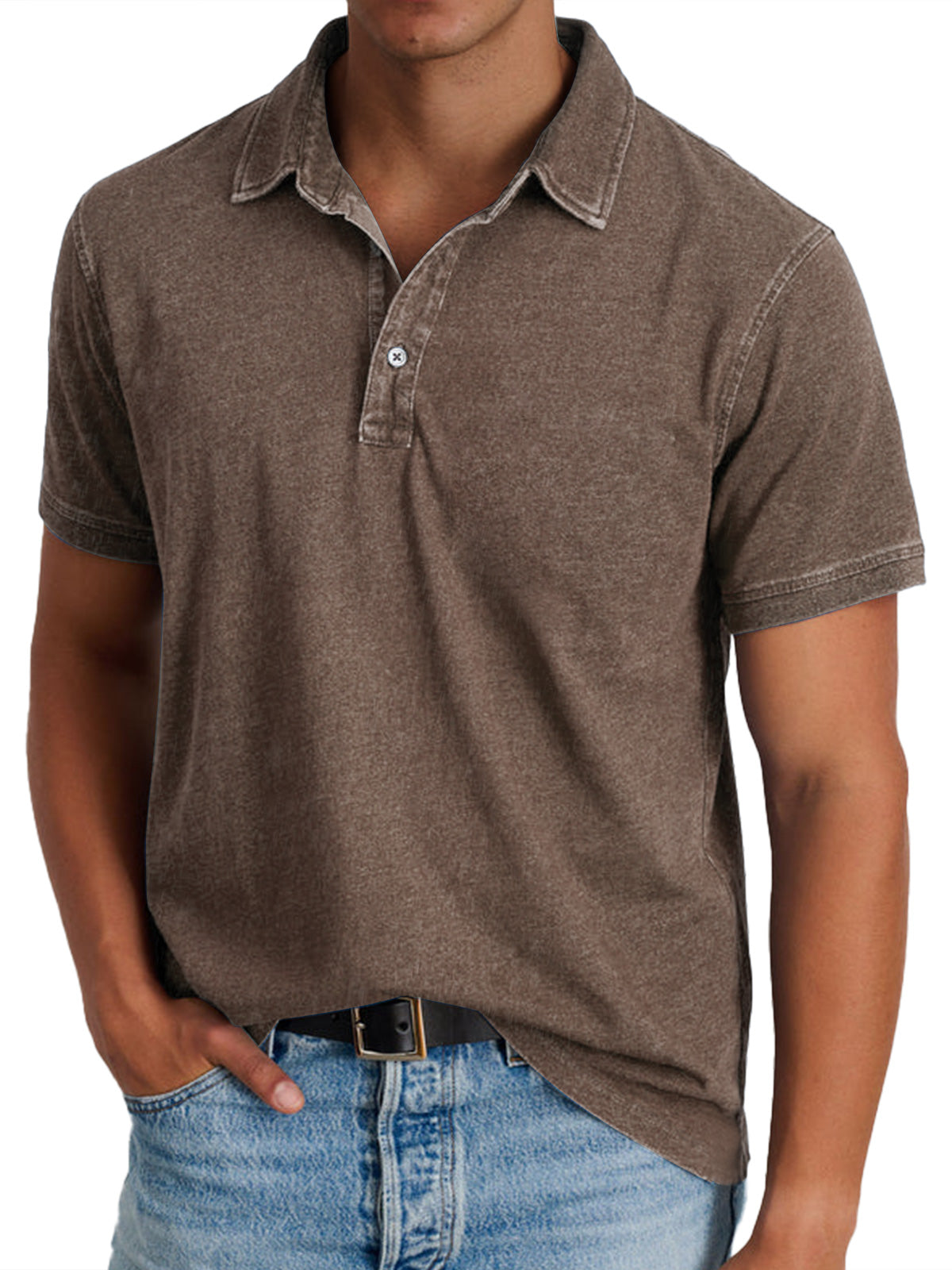 Stylish Flowy Polo Shirt for Men