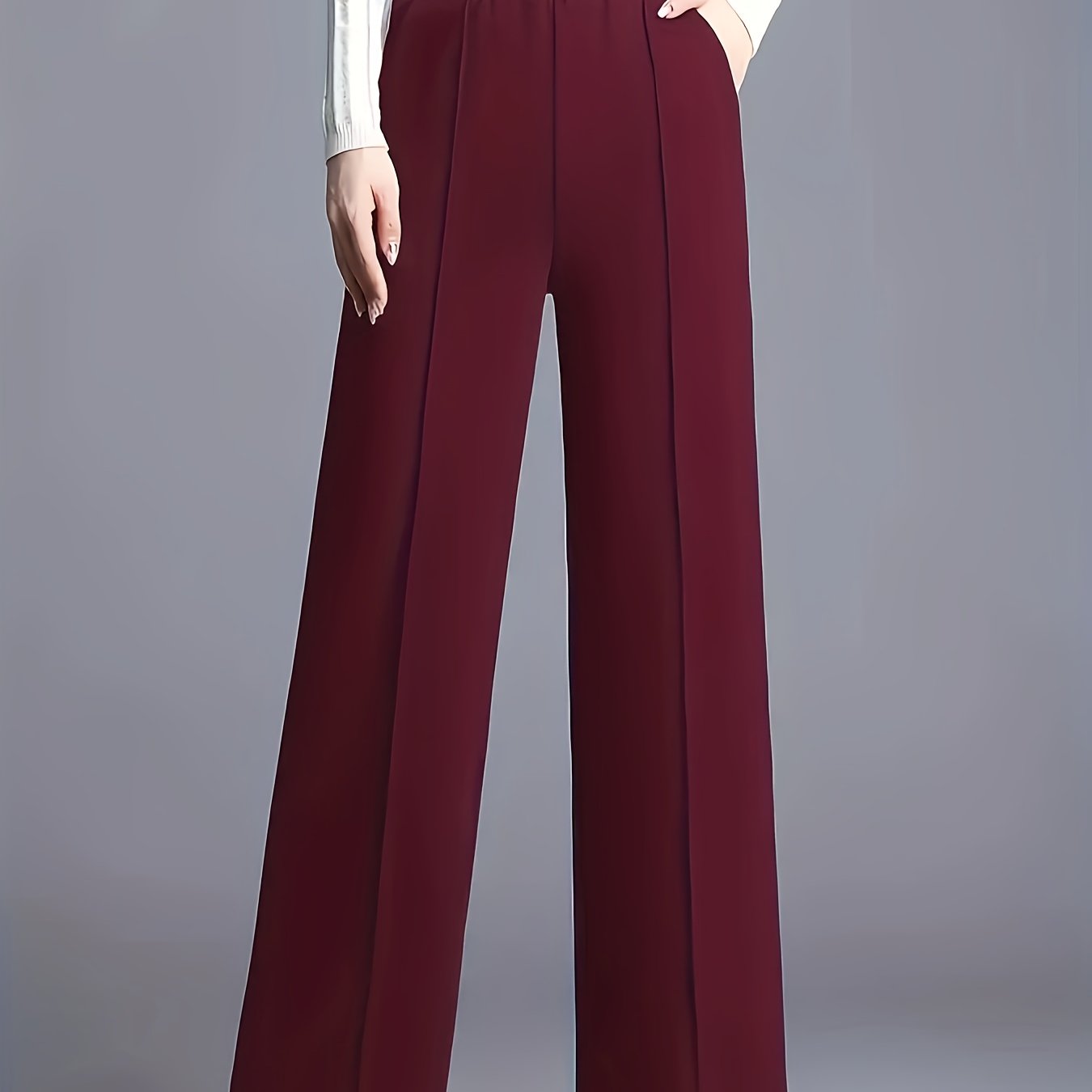 Effortless Wide Leg Pants for Women with High Waist