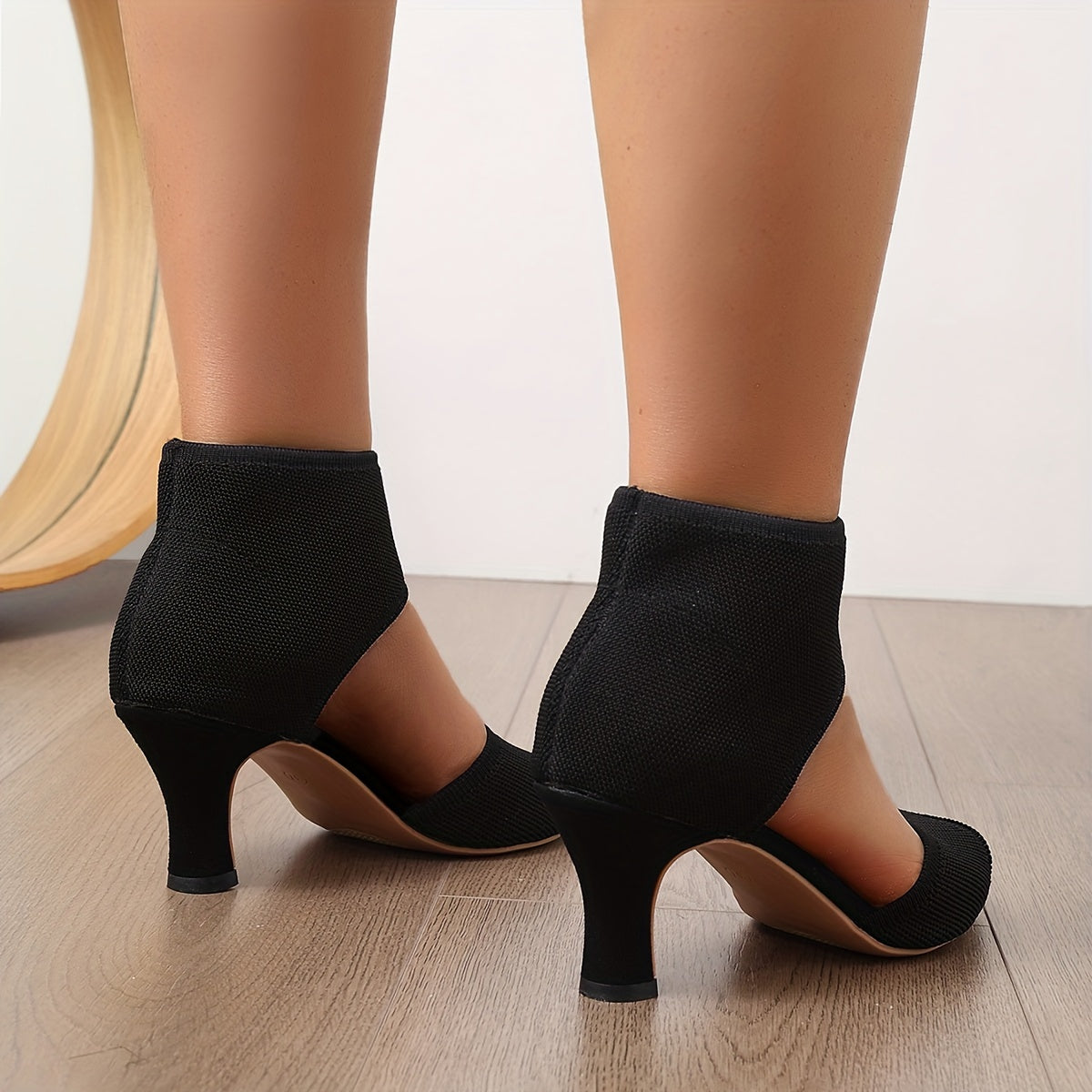 Comfortable Heels for Women with Open Toe Breathable Style