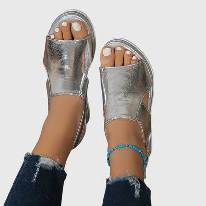 Comfortable Orthopedic Sandals for Women with Open Toe Cushioned Style