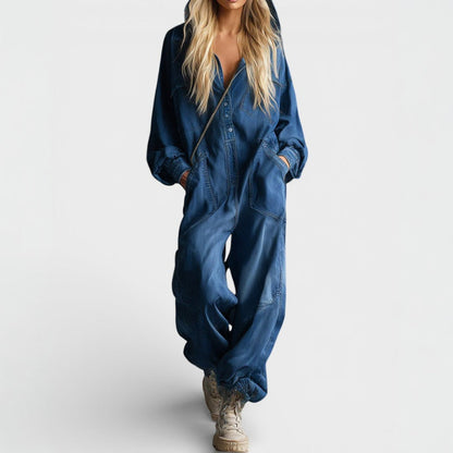 Stylish Jumpsuit for Women with Long Sleeve