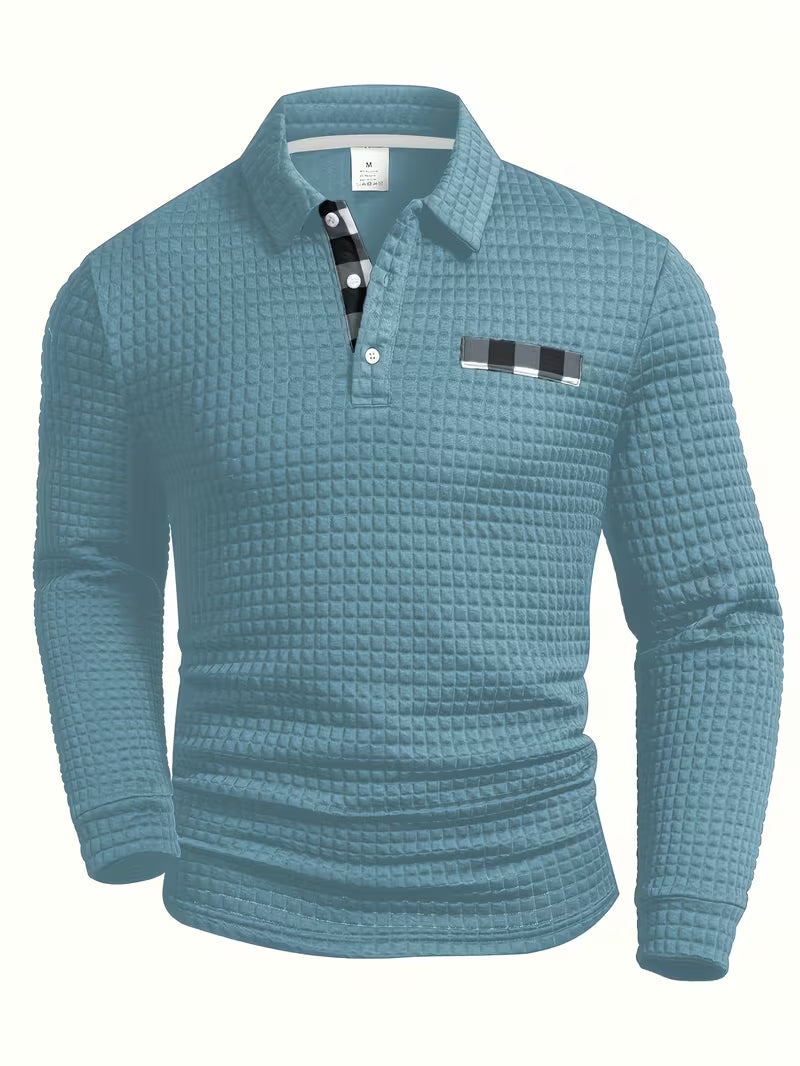 Stylish Plaid Button Down Shirt for Men