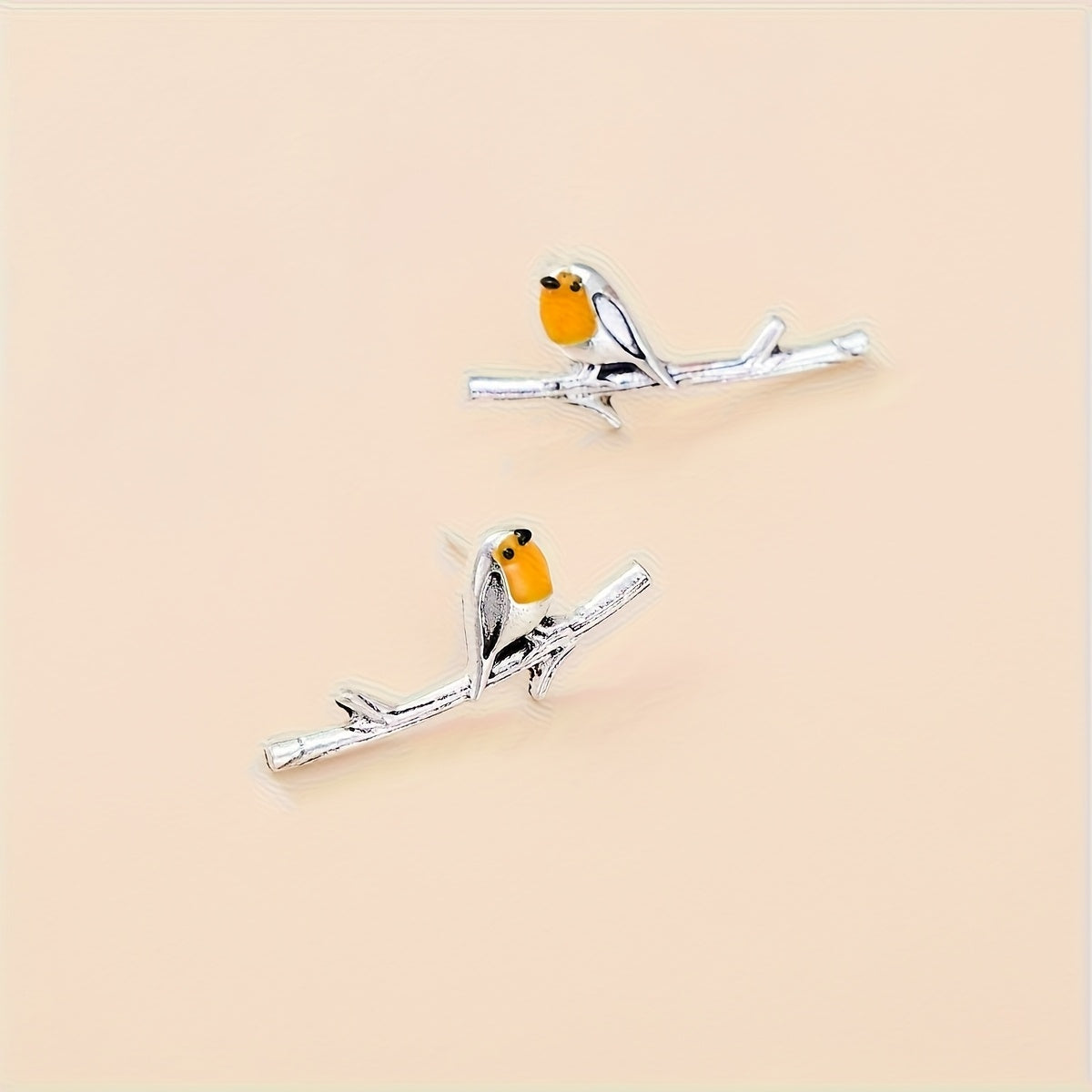 Elegant Silver Earrings for Women with Minimalist Bird Design