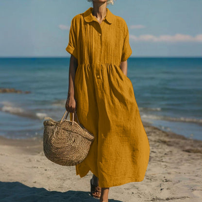 Stylish Dress for Women with Button Front