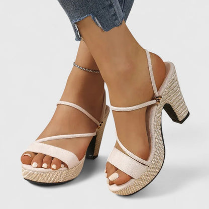 Comfortable Heels for Women with Chunky Heel Cushioned Style