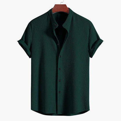 Comfortable Shirt for Men with Stand Collar