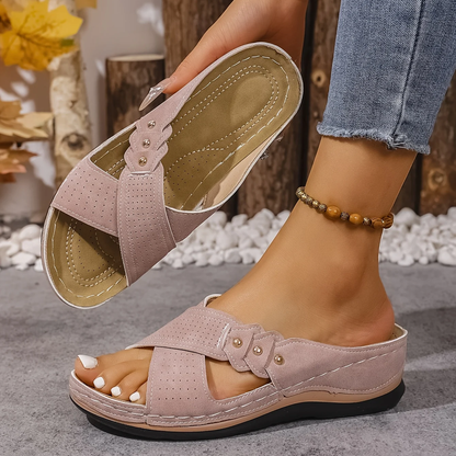 Comfortable Orthopedic Sandals for Women with Wedge Style