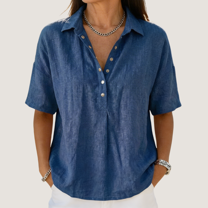 Stylish Blouse for Women with Button Up