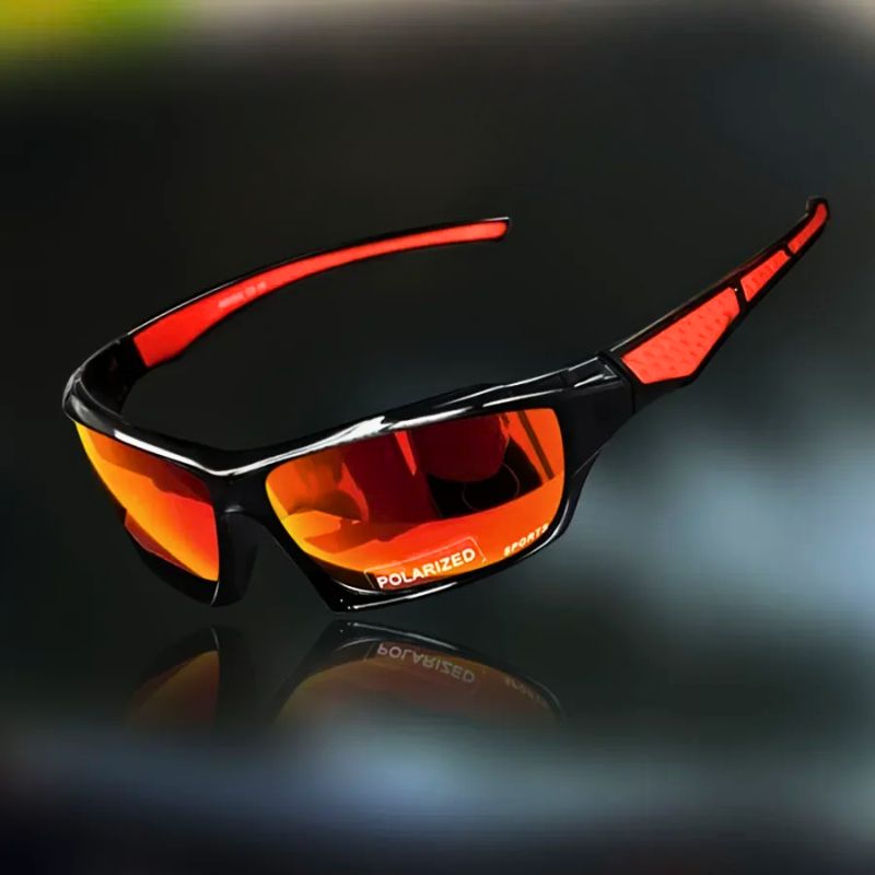 Comfortable Sunglasses for Men with Polarized Shield Design