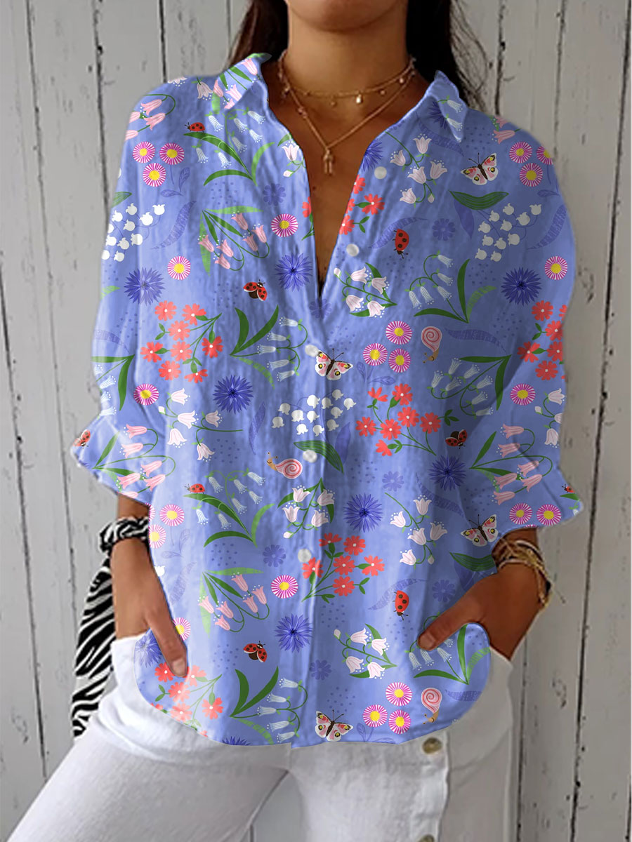 Effortless Purple Blouse for Women