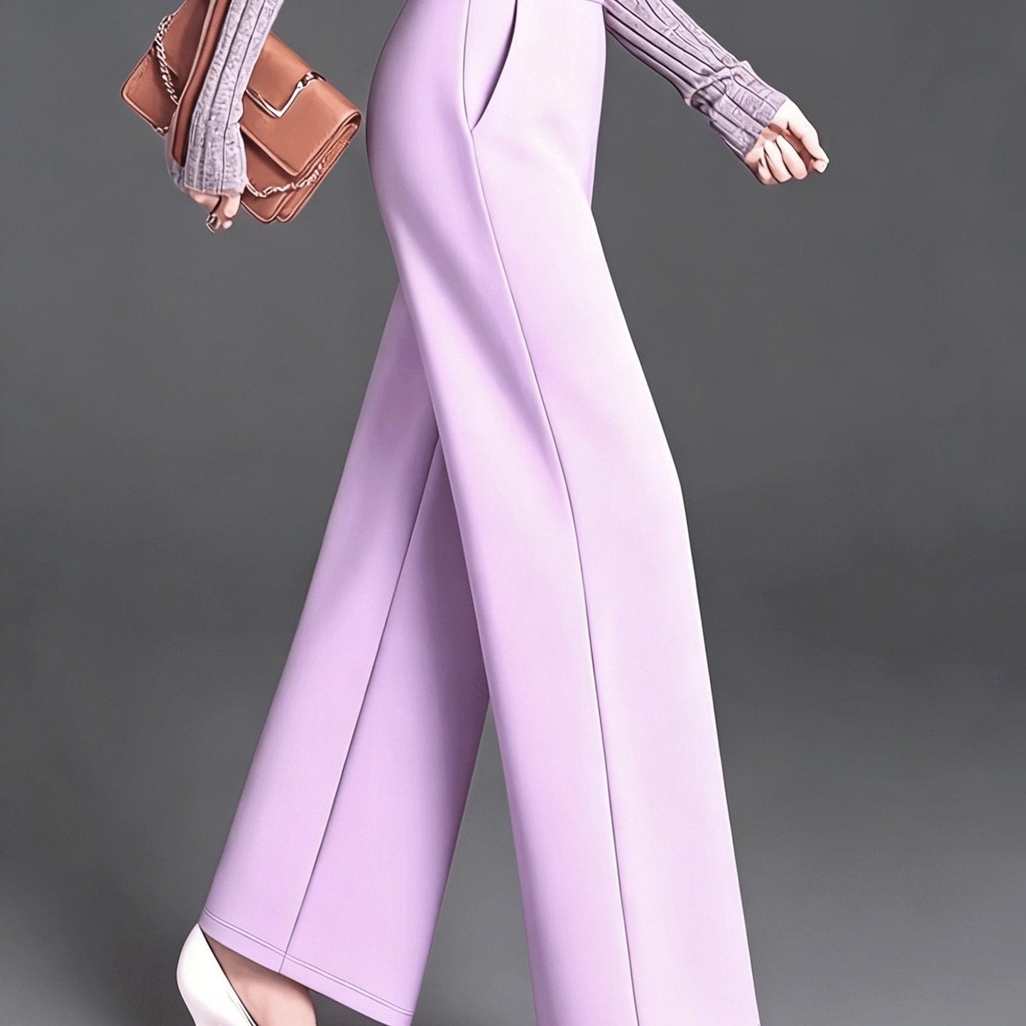 Effortless Wide Leg Pants for Women with High Waist