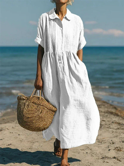 Stylish Dress for Women with Button Front