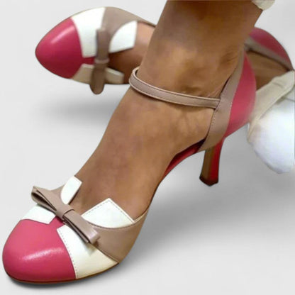 Comfortable Heels for Women with Two Tone Style