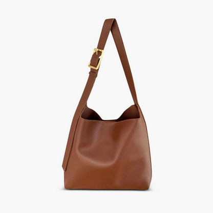 Elegant Shoulder Bag for Women with Buckle Design
