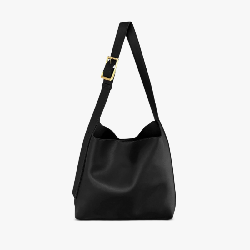 Elegant Shoulder Bag for Women with Buckle Design