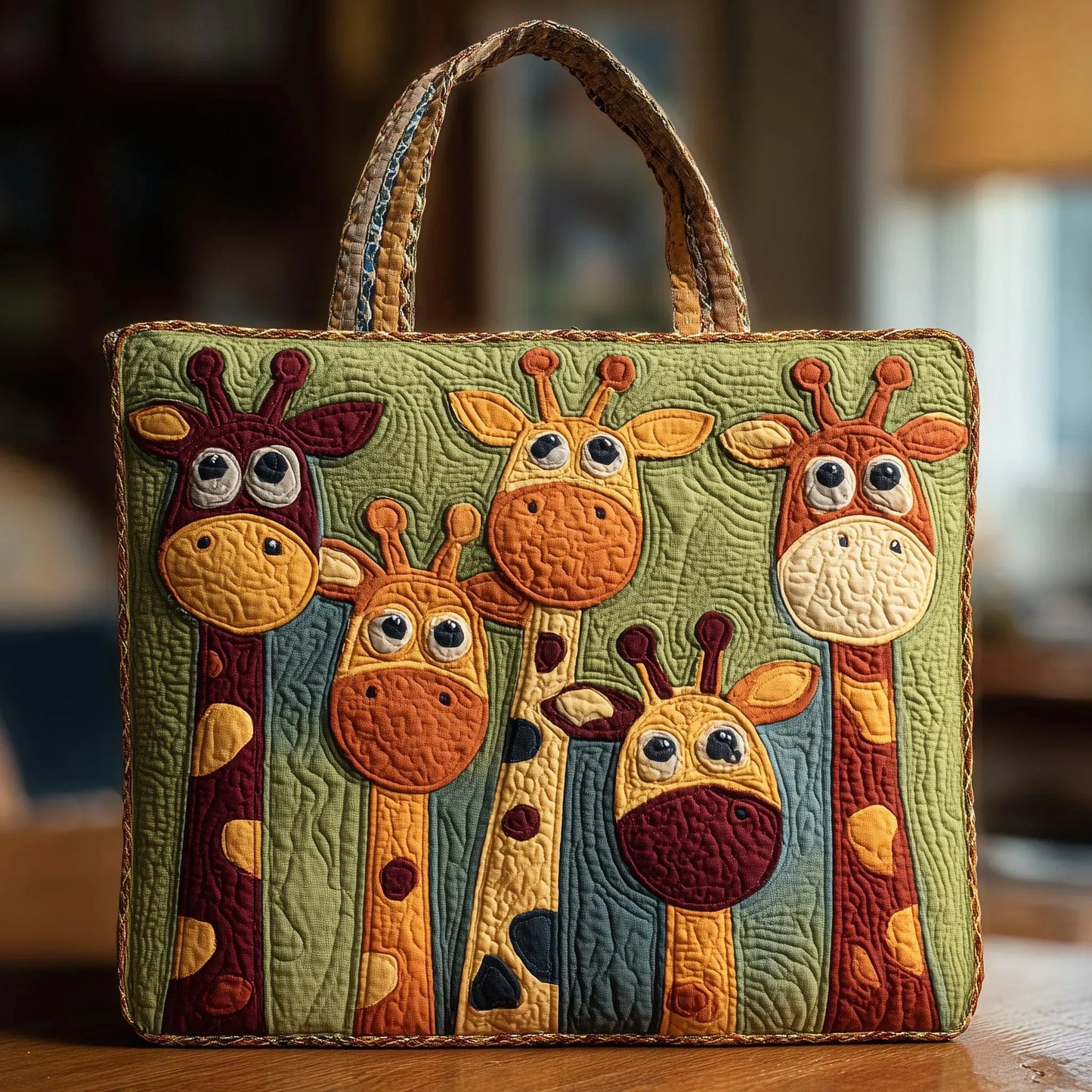 Stylish Tote Bag for Women with Giraffe Design