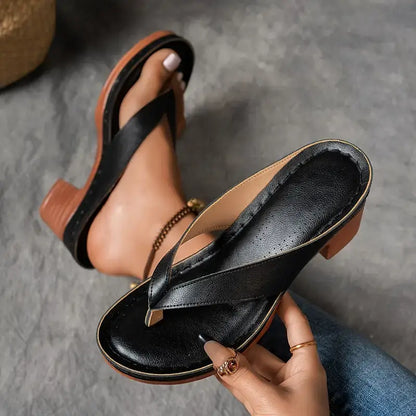 Comfortable Heeled Sandals for Women with Cushioned Style