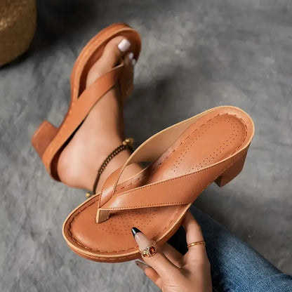 Comfortable Heeled Sandals for Women with Cushioned Style