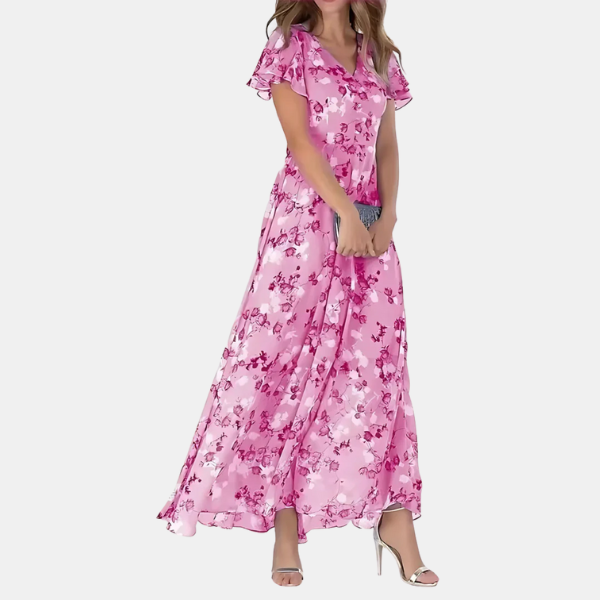 Effortless Flowy Floral Midi Dress for Women