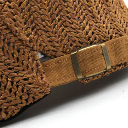Classic Cap for Men with Woven Summer Design