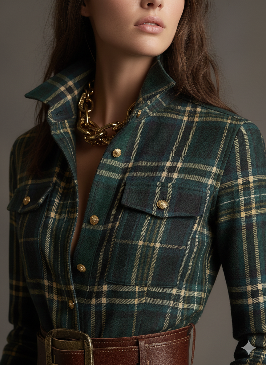 Stylish Shirt Dress for Women with Belted Button Up