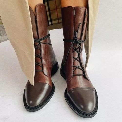 Comfortable Boots for Women with Lace Up Ankle Style