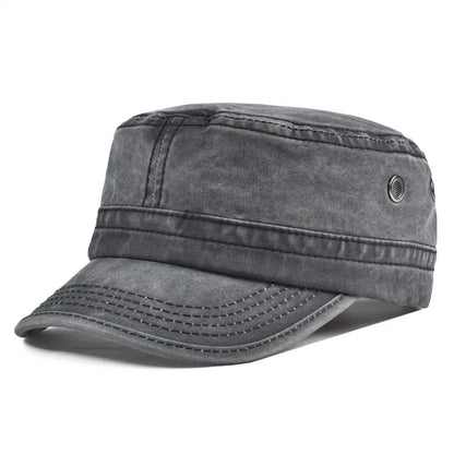 Classic Cap for Men with Vintage Washed Design
