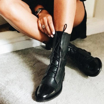 Comfortable Boots for Women with Lace Up Ankle Style