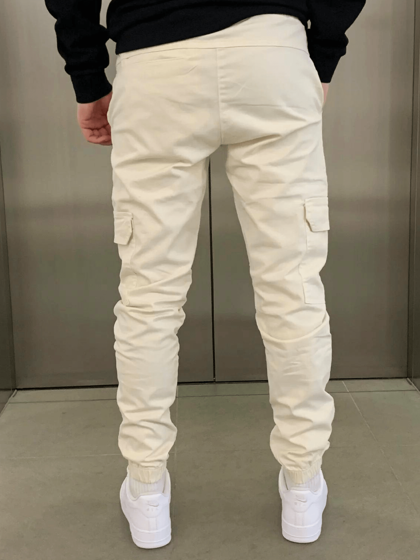Effortless Cargo Pants for Men with Tie Waist Drawstring