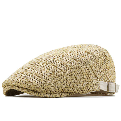 Classic Cap for Men with Woven Summer Design