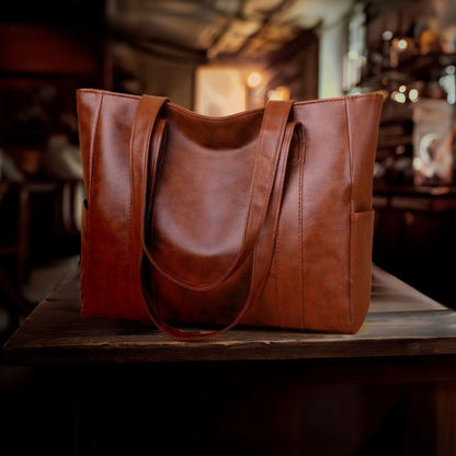 Elegant Tote Bag for Women with Vintage Design