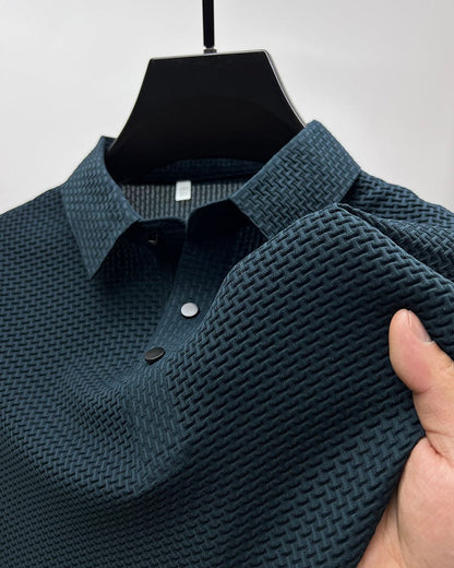 Effortless Polo Shirt for Men with Button Up