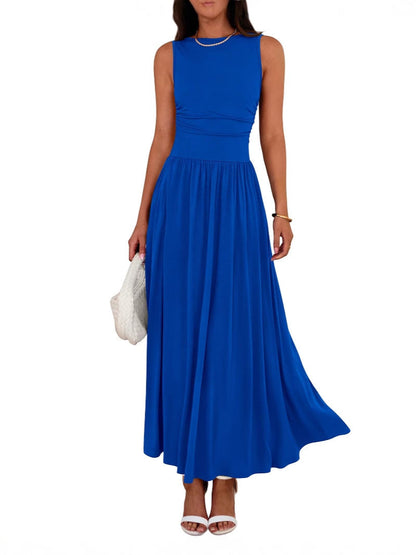 Effortless Maxi Dress for Women with Sleeveless Casual Style