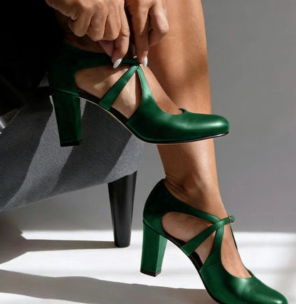 Comfortable Heels for Women with Block Heel Style