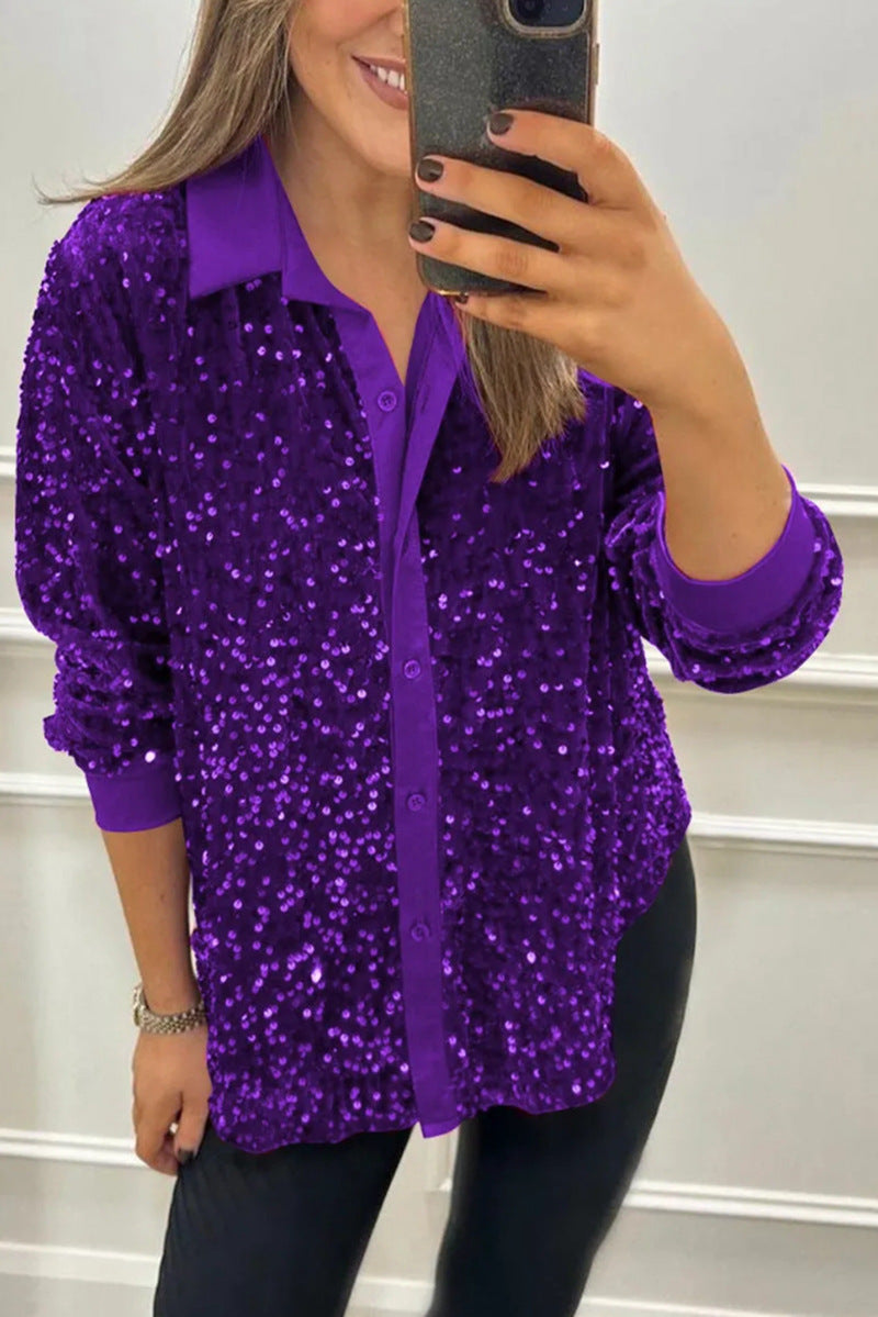 Effortless Blouse for Women with Collared Casual Style