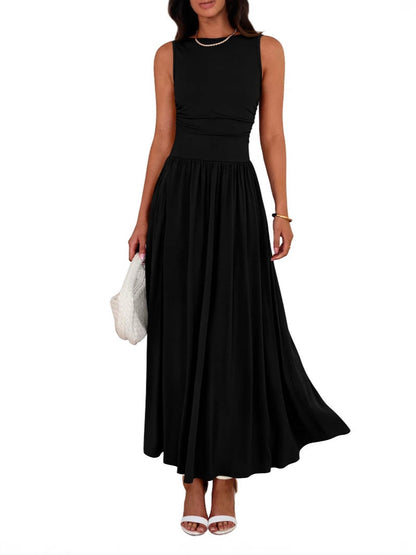 Effortless Maxi Dress for Women with Sleeveless Casual Style
