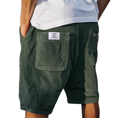 Classic Shorts for Men with Pockets Casual Style