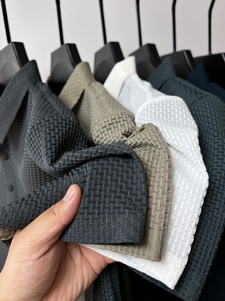 Effortless Polo Shirt for Men with Button Up