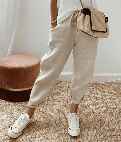 Comfortable Printed Lace Pants for Women
