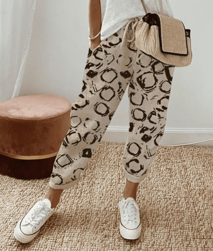 Comfortable Printed Lace Pants for Women