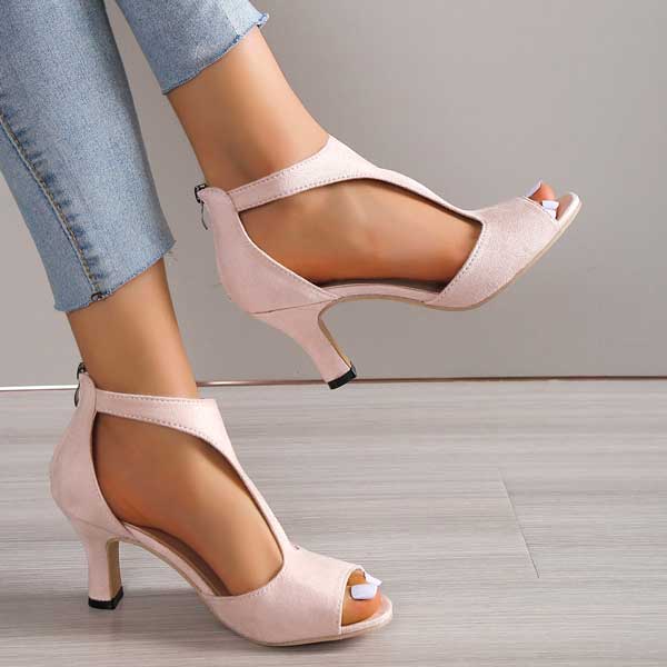 Comfortable Heeled Sandals for Women with Orthopedic Cushioned Style