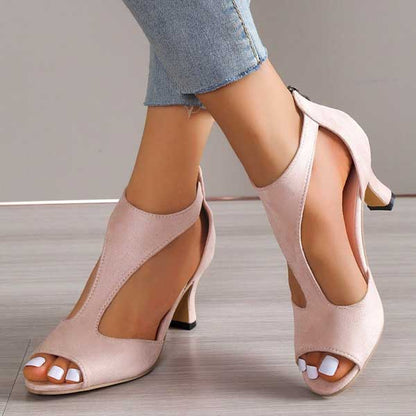 Comfortable Heeled Sandals for Women with Orthopedic Cushioned Style